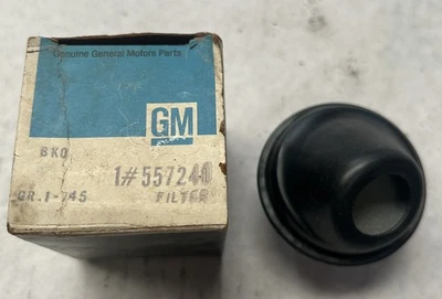NOS GM Cubierta de válvula Estuche de manivela Respirador de aceite 1#557240 1969-1990 Olds Pontiac Chevy Foto 1 de 4