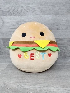Carl the Burger Squishmallows Feinschmecker 8 Zoll Stofftier Plüschtier Cheeseburger Neu mit Etikett - Bild 1 von 7