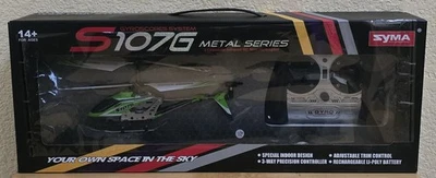 Syma Gyroscopes System S107G Metal Series 3 channels IR RC Helicopter - Image 1 of 4