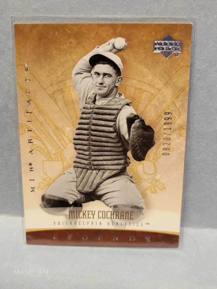 2005 Upper Deck Artifacts - Legends Mickey Cochrane #180 /1999 - Image 1 of 2