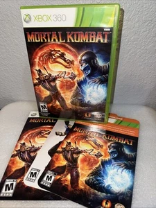 Mortal Kombat, MK9 (Microsoft Xbox 360, 2011) Complete TESTED Works - Picture 1 of 3