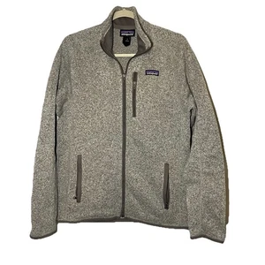 Patagonia Mens Small Gray Full Zip Pockets Better Sweater Fleece Jacket Outdoors - Picture 1 of 14