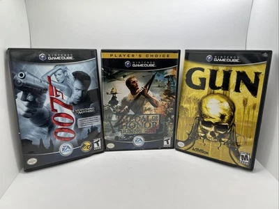 Nintendo Gamecube LOT James Bond 007, GUN & Medal of Honor. CIB LOT Fast Ship! - Image 1 of 4