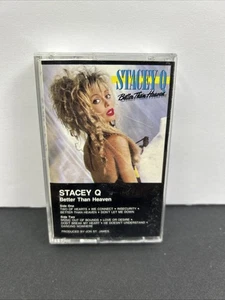 VTG. RARE STACEY Q Better Than Heaven 1986 ATLANTIC RECORDS CASSETTE SYNTH POP - Picture 1 of 6