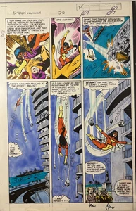 Spider-Woman #32- pg. 7 (1980) Original Comic Art Color Guide Leialoha Art - Picture 1 of 11