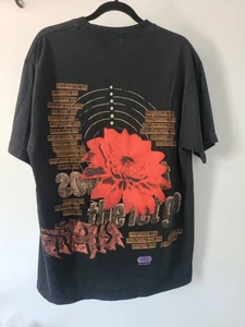 MAGLIETTA TRAVIS SCOTT UFFICIALE UTOPIA TOUR MERCH NERA DELESTRO ROSE TAGLIA LARGE - Foto 1 di 23