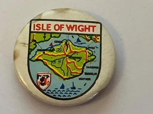 VINTAGE ISLE OF WIGHT ANSTECKNADEL ABZEICHEN - Bild 1 von 3