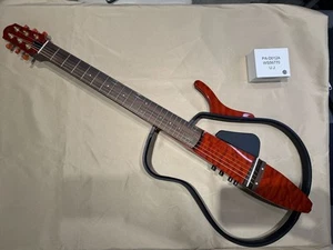 YAMAHA SLG110SFM RTB Steel String Model Flame Maple - Picture 1 of 11