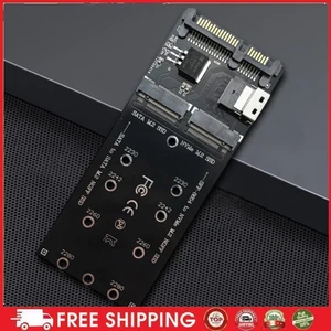 M.2 To SATA Adapters Reusable 22Pin SATA To M2 Expansion Card for PC Mainboard - Photo 1/10