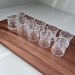Waterford Crystal Comeragh Set Of 10 Vintage Napkin Rings Made in Ireland - Picture 1 of 6