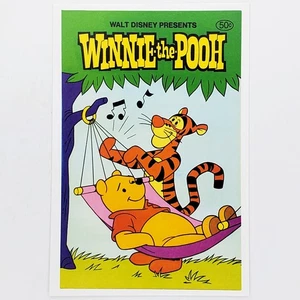 Cartolina Winnie the Pooh Amaca Tigre Strumento Disney Milne Copertina Fumetto - Foto 1 di 2