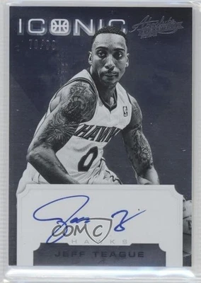 2012-13 Absolute Iconic Auto /99 Jeff Teague #28 Auto - Image 1 of 2