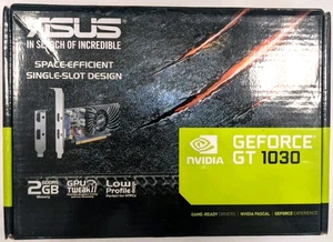 Asus Nvidia GeForce GT 1030 - 2GB Low Profile Graphics Card for HTPC Build - Picture 1 of 9