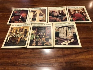 Vtg Lot Of 8 ARCHITECTURAL DIGEST 1978 Magazines - Picture 1 of 2