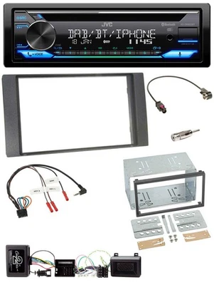 JVC Bluetooth Lenkrad USB DAB CD Autoradio für Ford Kuga 2008-2012 anthrazit - Bild 1 von 4