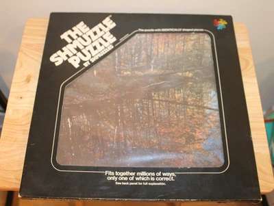 The Shmuzzle Puzzle 168 Identically Shaped Pieces Autumn Reflections 1979 VTG - Image 1 of 4