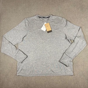 Nike Womens Swift Dri-FIT UV Long Sleeve Running Shirt in Grey - XL *NWT* - Picture 1 of 8