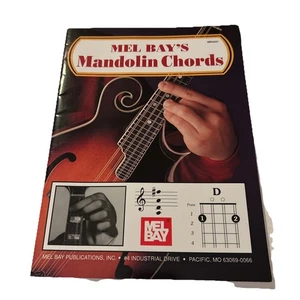 Mel Bay's Mandolin Chords MB93257 Sheet Music Chord Guide 1963 Pictures Diagrams - Picture 1 of 5