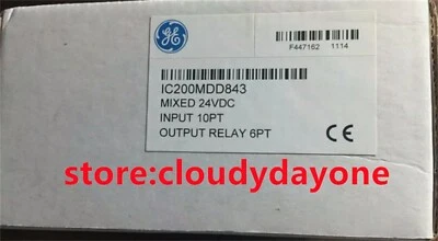 New GE Fanuc IC200MDD843 Fanuc Input Output Relay Module IC200MDD843 - Image 1 of 2