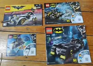 4 LEGO Batman Brochures Instruction Manuals 76118 76119 76158 70911 (2) - Picture 1 of 5