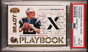 Tom Brady 2008 Donruss Gridiron Gear Playbook Game Worn Jersey X's /250 Patriots - Picture 1 of 2