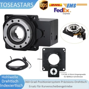 Hohlrotortisch,45kg Präzisions-Drehpositionierer,Für φ6.35mm Nema23-Schrittmotor - Bild 1 von 14