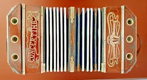UPDATED: Concertina Accordion F. Lange Chemnitz Germany 38-button - Picture 1 of 12