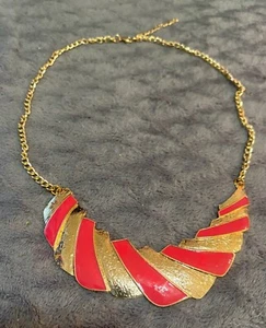 Fashion Jewelry Necklace - Gold Bib Collar Necklace - Bild 1 von 1