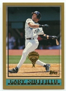 1998 Topps Diamondbacks Inaugural Baseball - #166 - Gary Sheffield - Marlins - Picture 1 of 1
