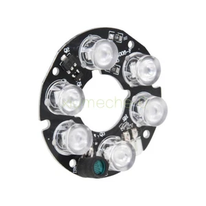 White 45mm 6pcs array LED IR Leds Infrared Board for CCTV cameras night vision - Picture 1 of 6