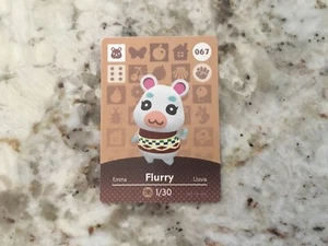 FLURRY #067 Animal Crossing Amiibo Original Nintendo Mint Karte aus Serie 1 - Bild 1 von 2
