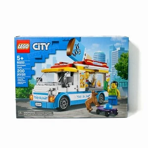 LEGO CITY Great Vehicles Ice Cream Truck Set 60253 Skateboard Dog Ice Cream Man - Picture 1 of 2