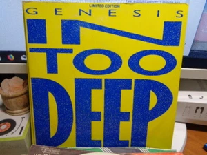 Genesis "In Too Deep" 1986 VERTIGO Oz PS 7" 45rpm - Picture 1 of 1