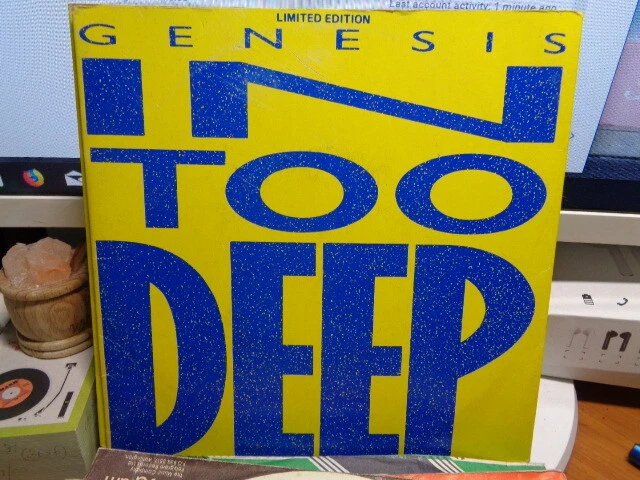 Genesis "In Too Deep" 1986 VERTIGO Oz PS 7" 45rpm - Image 1 of 1