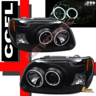 Faros proyectores LED 95-01 Ford Explorer negro G3 halo diestro + diestro Foto 1 de 4