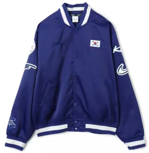 Nike Breaking Satin Jacket "Korea Dugout" Futura Royal Blue FN9459-455 Size 2XL - Picture 1 of 18