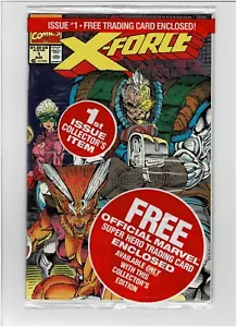 X-Force Vol.1 #1 1991 NEGATIVE Deadpool Karte hochwertig Marvel Comic VERSIEGELT - Bild 1 von 2