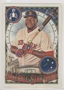 2019 Topps Allen & Ginter's Baseball Star Signs David Ortiz #BSS-6 HOF