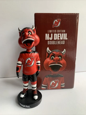 NJ DEVIL LIMITED EDITION NHL MASCOT BOBBLEHEAD 2017-18 NEW JERSEY DEVILS Cover