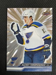 Alexey Toropchenko 2023-24 Upper Deck Outburst Silver Parallel Card #155