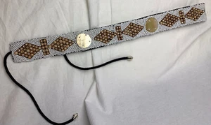 Anthropologie Boho Hippie Sea Shell Beaded Belt - Picture 1 of 2