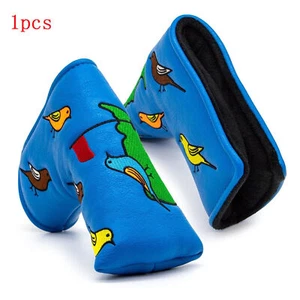 1pc Blade Golf Putter Head Cover Premium Birdie Putting Green Magnetic Headcover - Picture 1 of 4