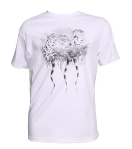 T-Shirt Sonnenfarbe wechselnde coole Eidechsen Raggae Leguane für Herren - Bild 1 von 2