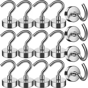 NEU 20er Pack Magnethaken Schwerlast 25 Pfund starker Magnethaken für Küche Zuhause - Bild 1 von 6