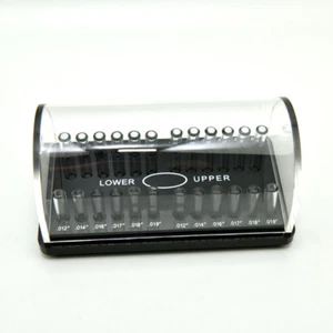 Dental Orthodontic Rectangular Arch Wire Organizer Holder Case Box Clear - Picture 1 of 3