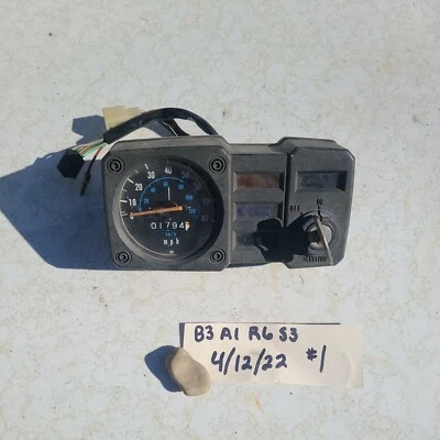 1982 Kawasaki KE 100 калибра кластера спидометр одометр Speedo зажигания переключатель  - Изображение 1 из 4