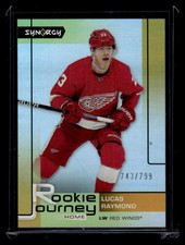 2021 UD Synergy Rookie Journey Home /799 Lucas Raymond  #RJ-1 Detroit Red Wings