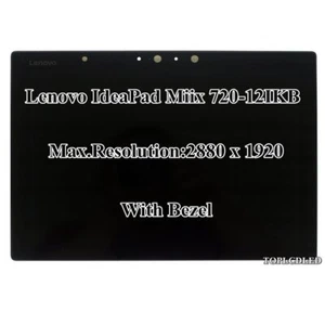 12" Lenovo IdeaPad Miix 720-12IKB 2880x1920 LCD Pantalla Táctil Montaje - Imagen 1 de 7