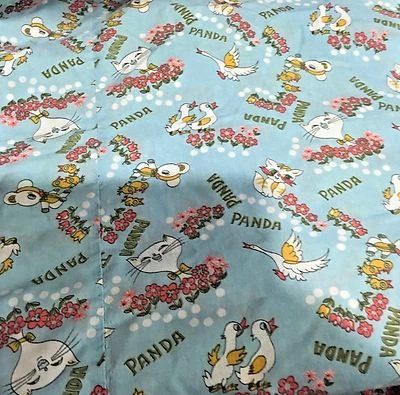 Panda gatito gato gansos patos pájaros flores funda nórdica individual cortador de tela Foto 1 de 4