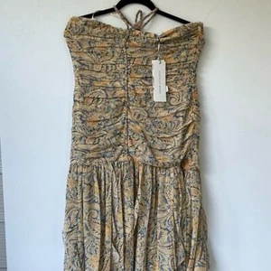 Veronica Beard Womens Lucine Dress Maxi Dress Blue &Yellow Floral Multi size 10 - Picture 1 of 12